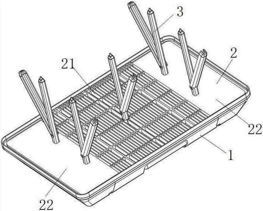 Drying rack for bag articles