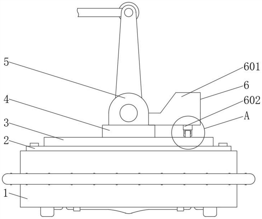 A positioning mobile support for industrial robot assisted movement and its use method