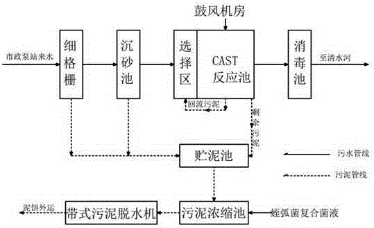 Biological wall-breaking method for improving sludge dewatering performance