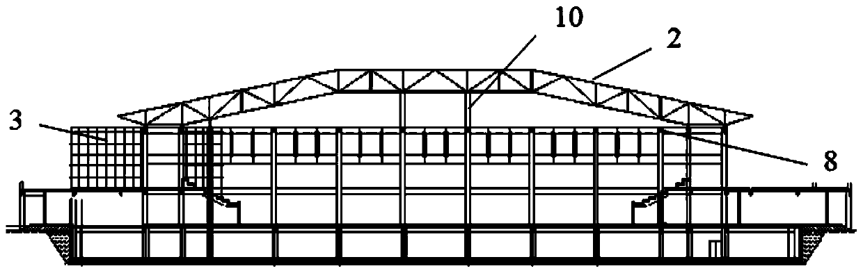 A cumulative slip construction method for space grid truss structures