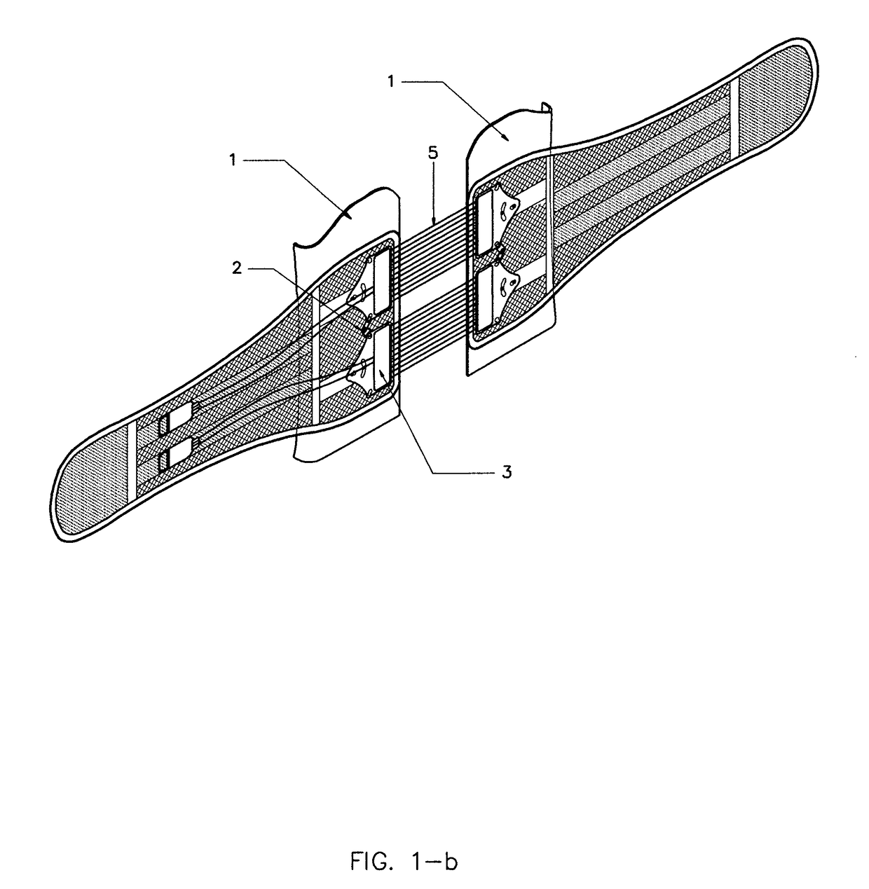 Back brace frame with two individual power modules