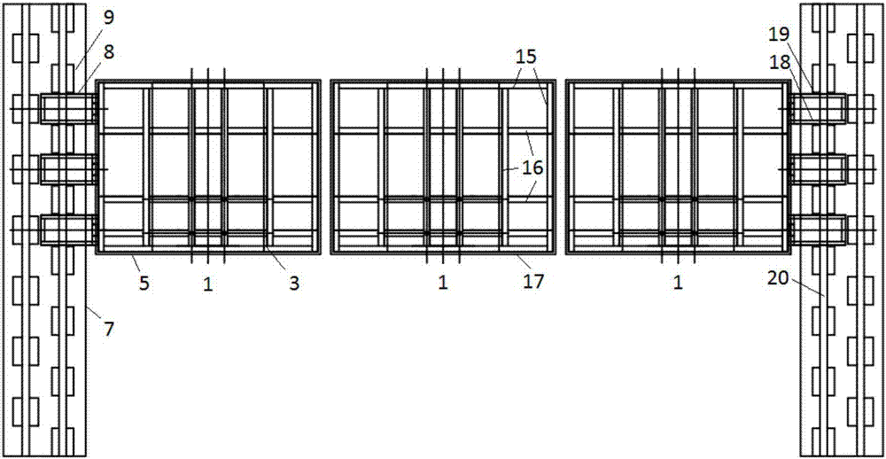 Removable rocking plate type wave generation system applicable to low temperature towed ice water pool