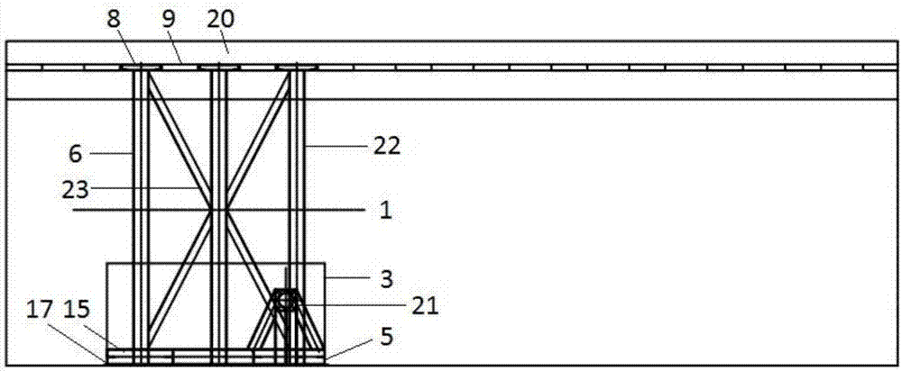 Removable rocking plate type wave generation system applicable to low temperature towed ice water pool