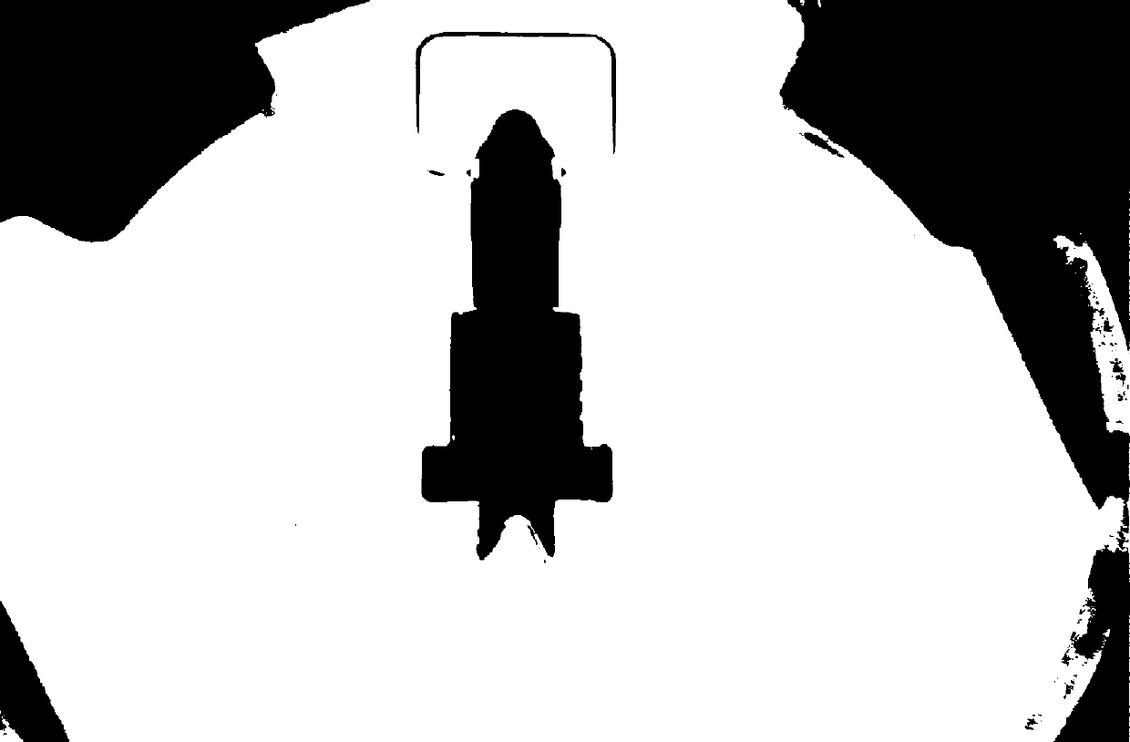 Two-dimension code recognition area positioning method