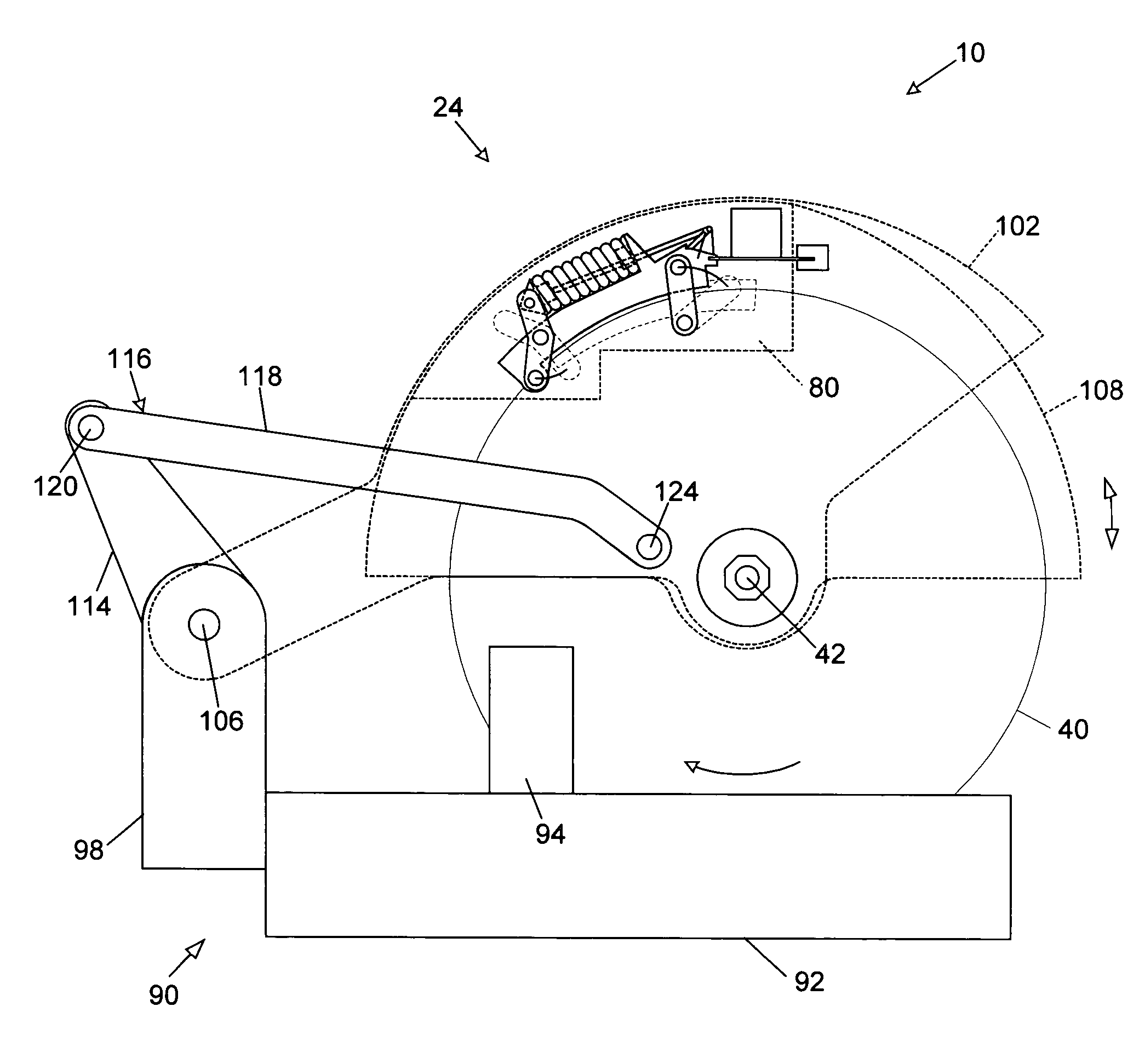 Miter saw with improved safety system