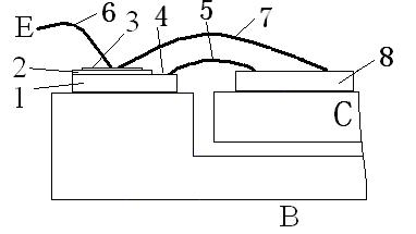 A microwave power transistor internal matching network and its manufacturing method