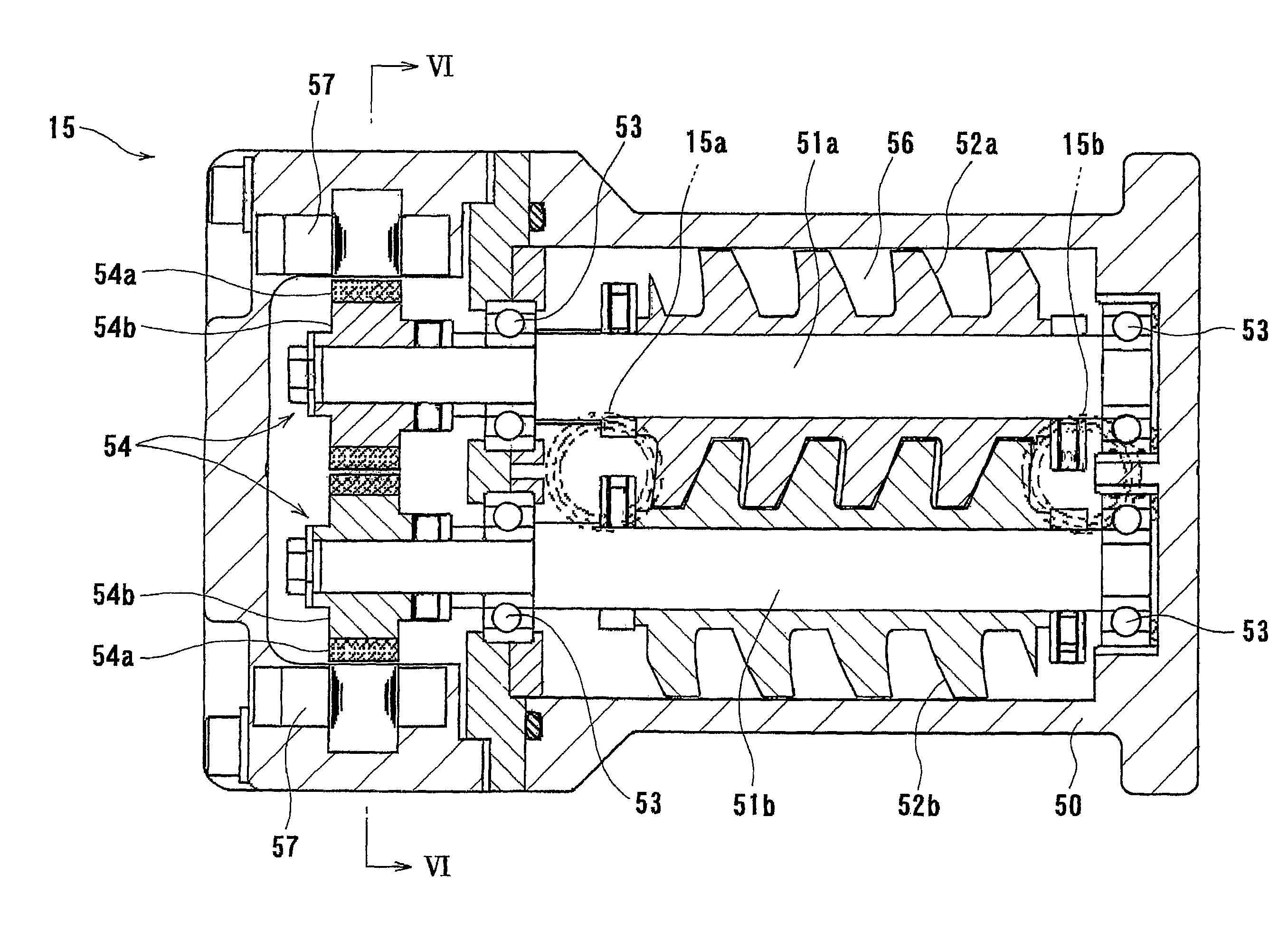 Vacuum pump unit