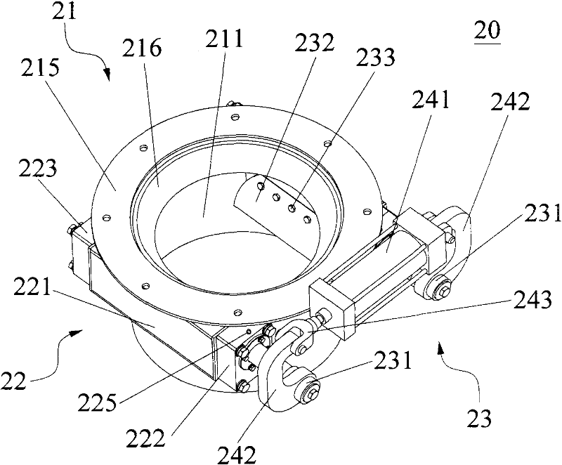 Blanking adjustable discharging hopper device and concrete batch plant applying same