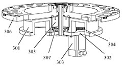 Rotary multi-station honing machine special for connecting rod