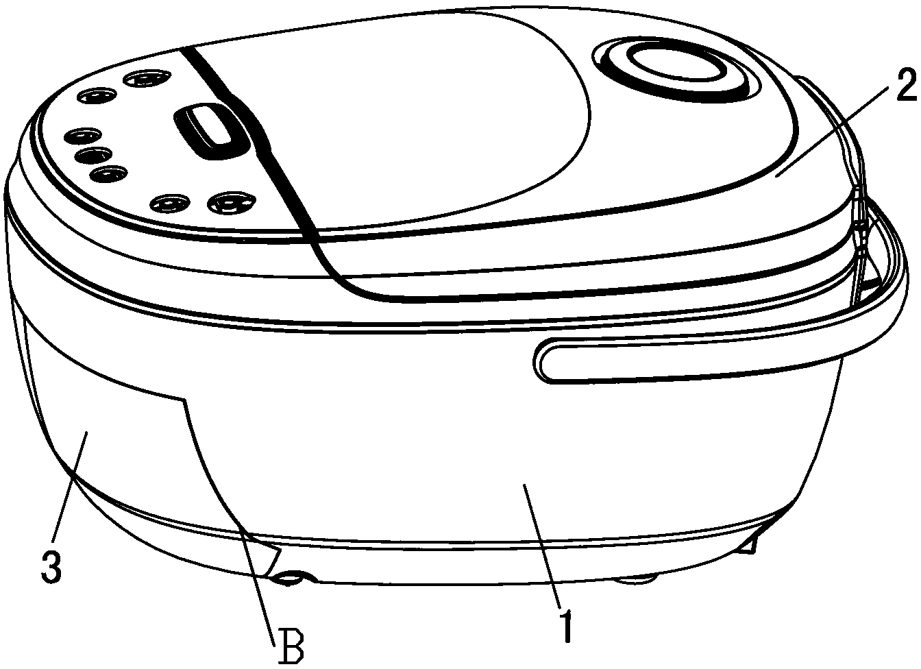 Cooking device capable of containing attached articles