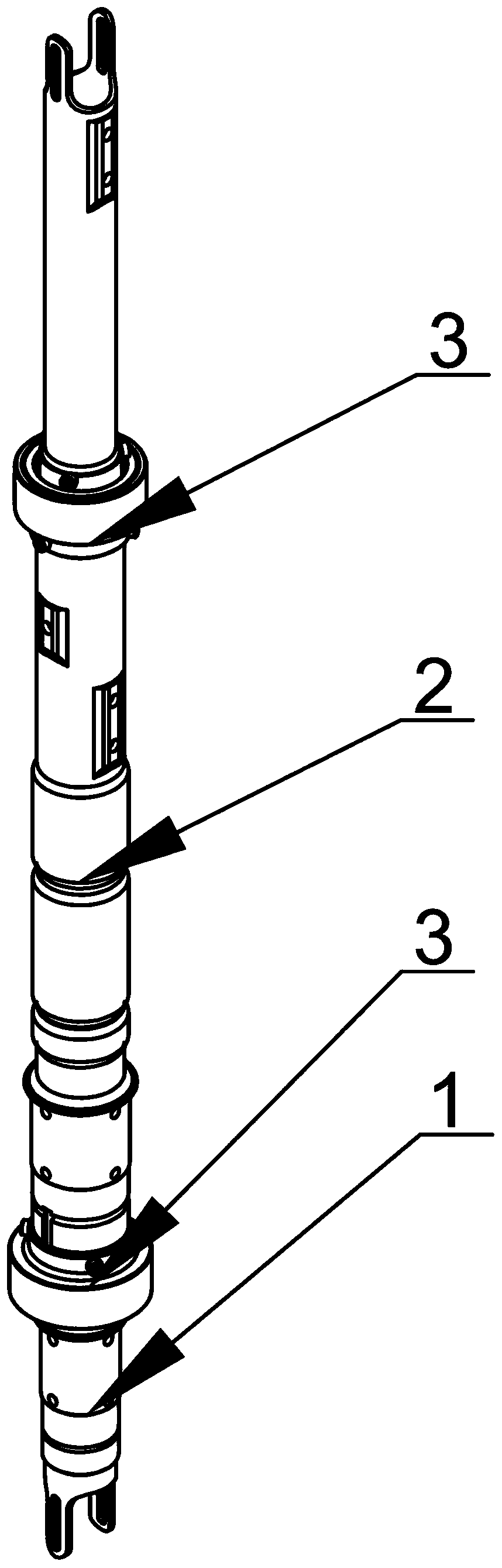 An electric coaxial unmanned helicopter transmission system