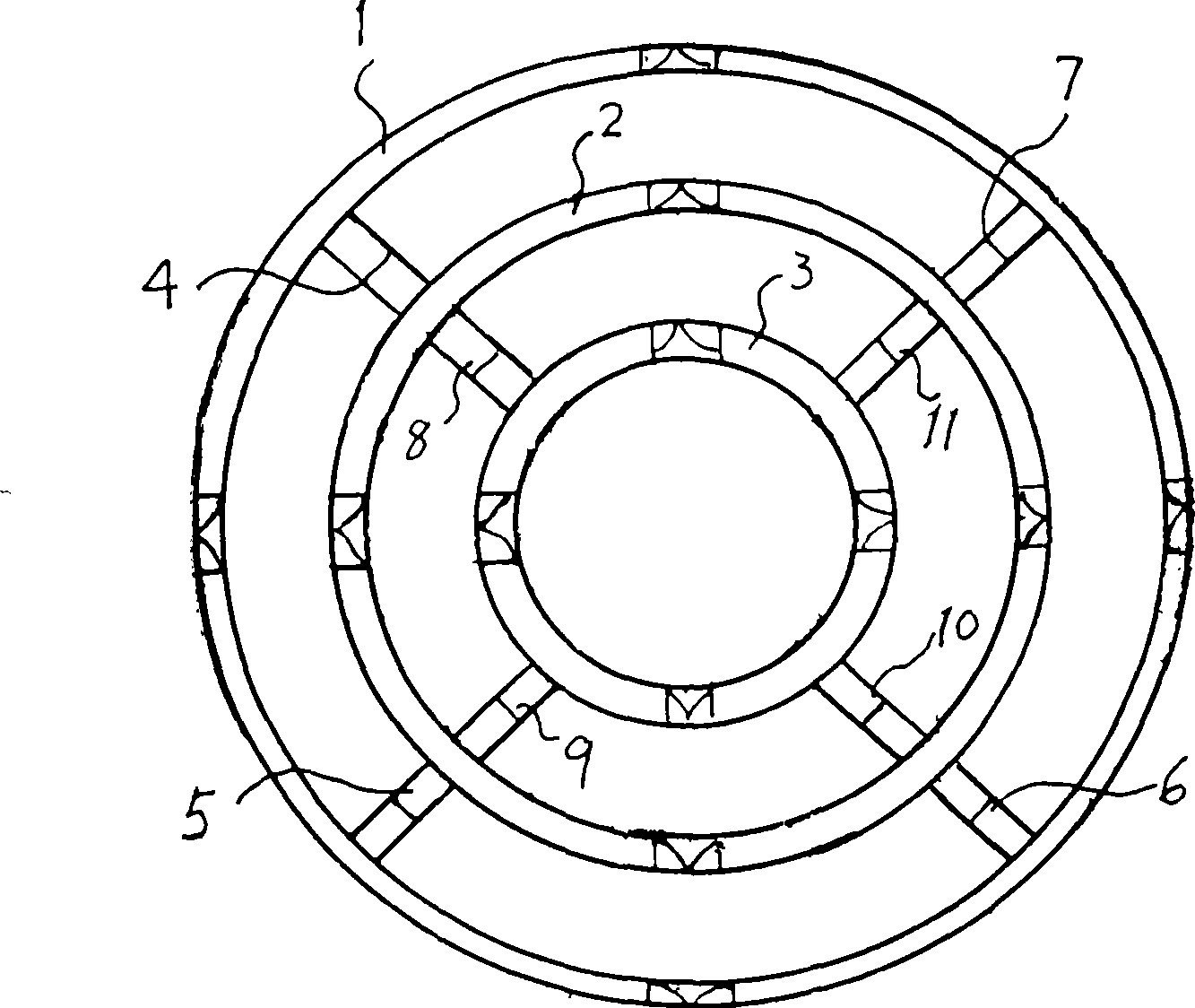 Strong shock proof residential district construction layout method