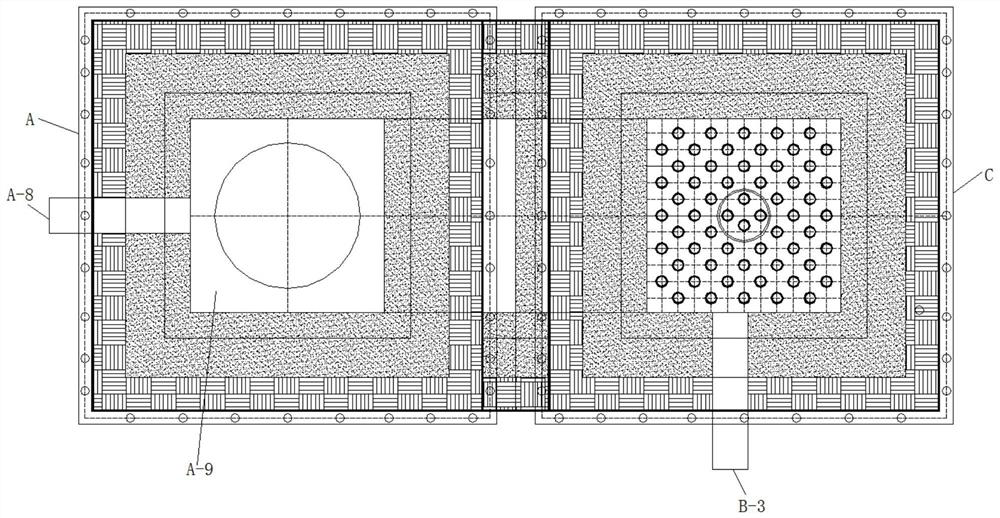 Household garbage pyrolysis, gasification and combustion integrated device