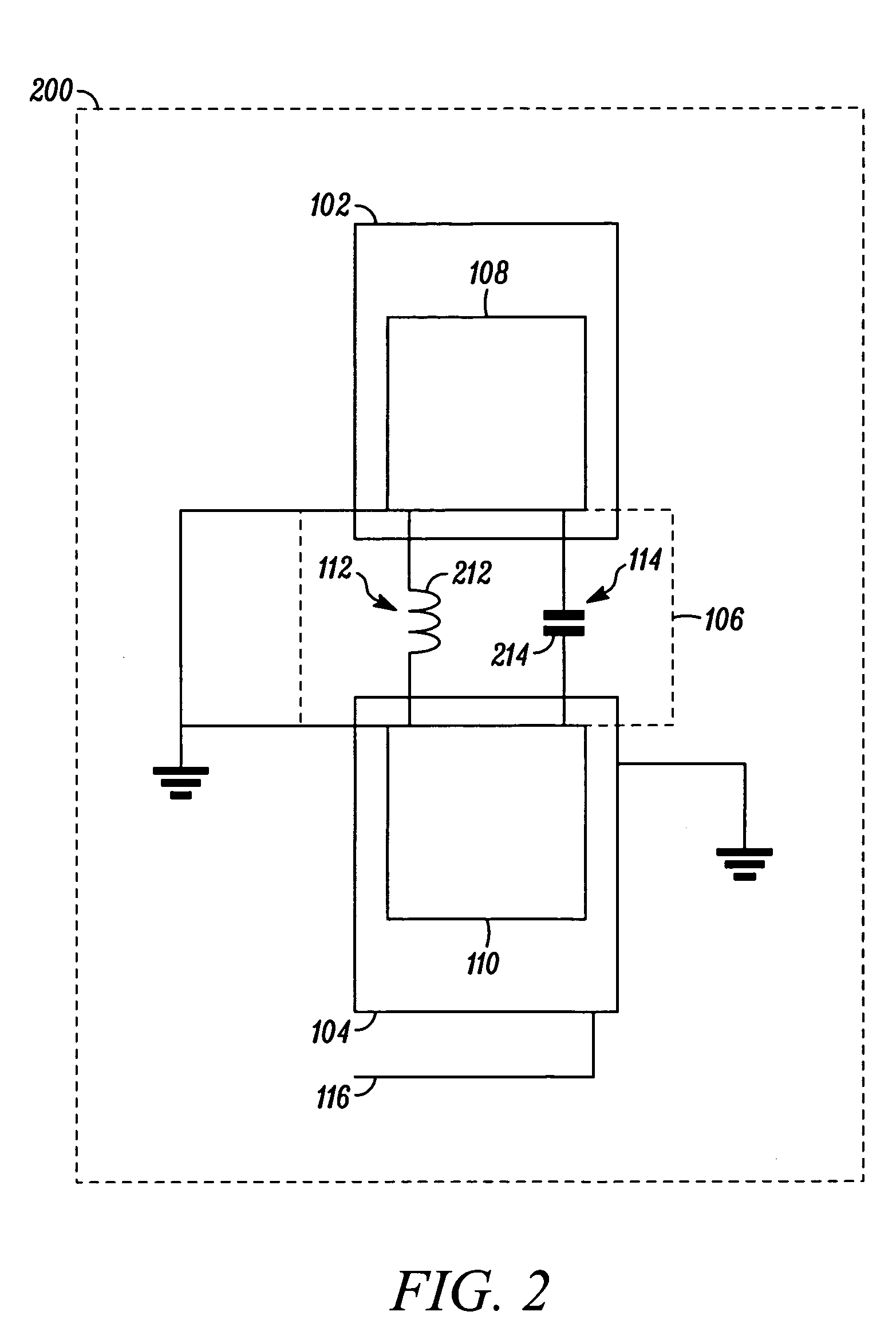 Wireless device with distributed load