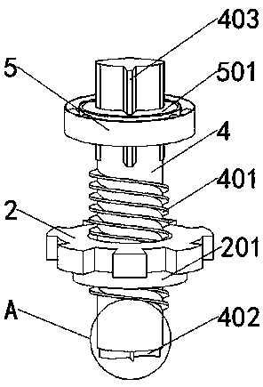 Rotary multi-leg anti-skid lifting device which can be used in rain and snow weather