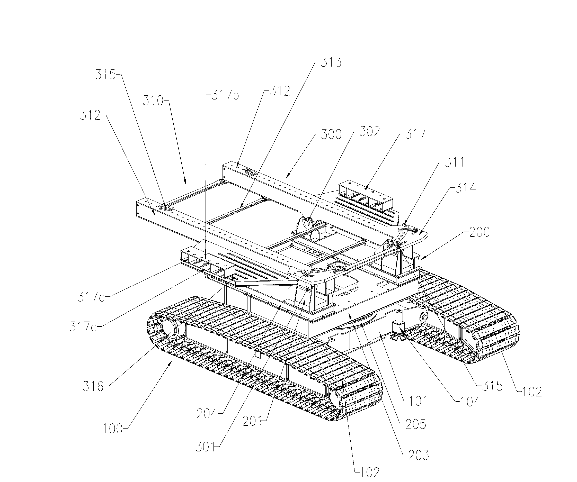 Tail dragging device used for hoisting equipment, tail dragging vehicle and equipment hoisting method