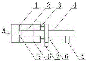 A reverberatory furnace burner