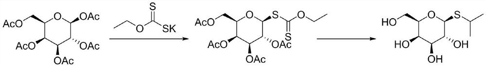 A kind of synthetic method of isopropyl-beta-d-thiogalactoside