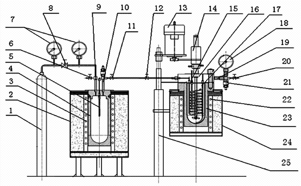 Pressure-controllable high-pressure hydration reaction device