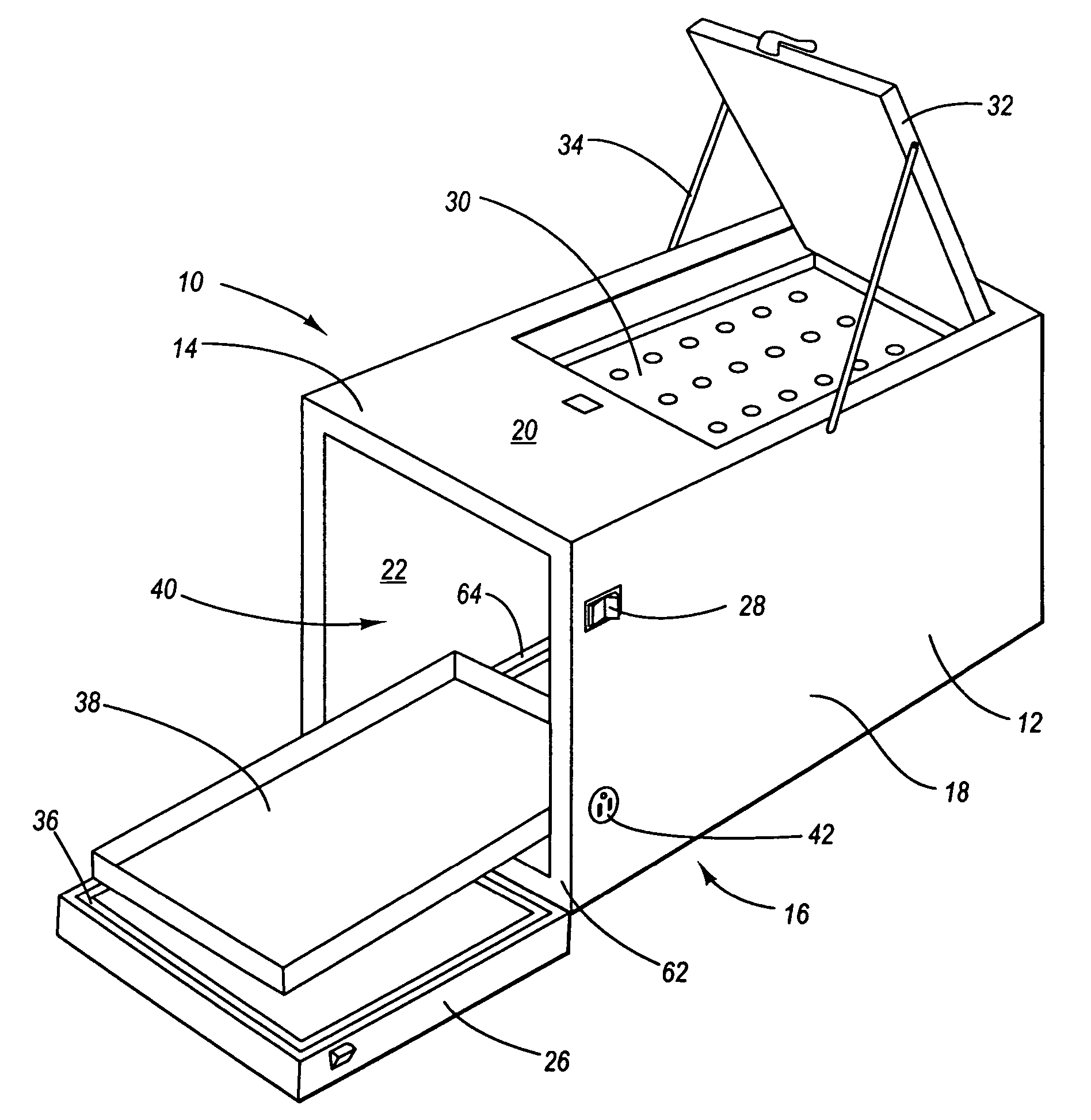 Temperature controlled container