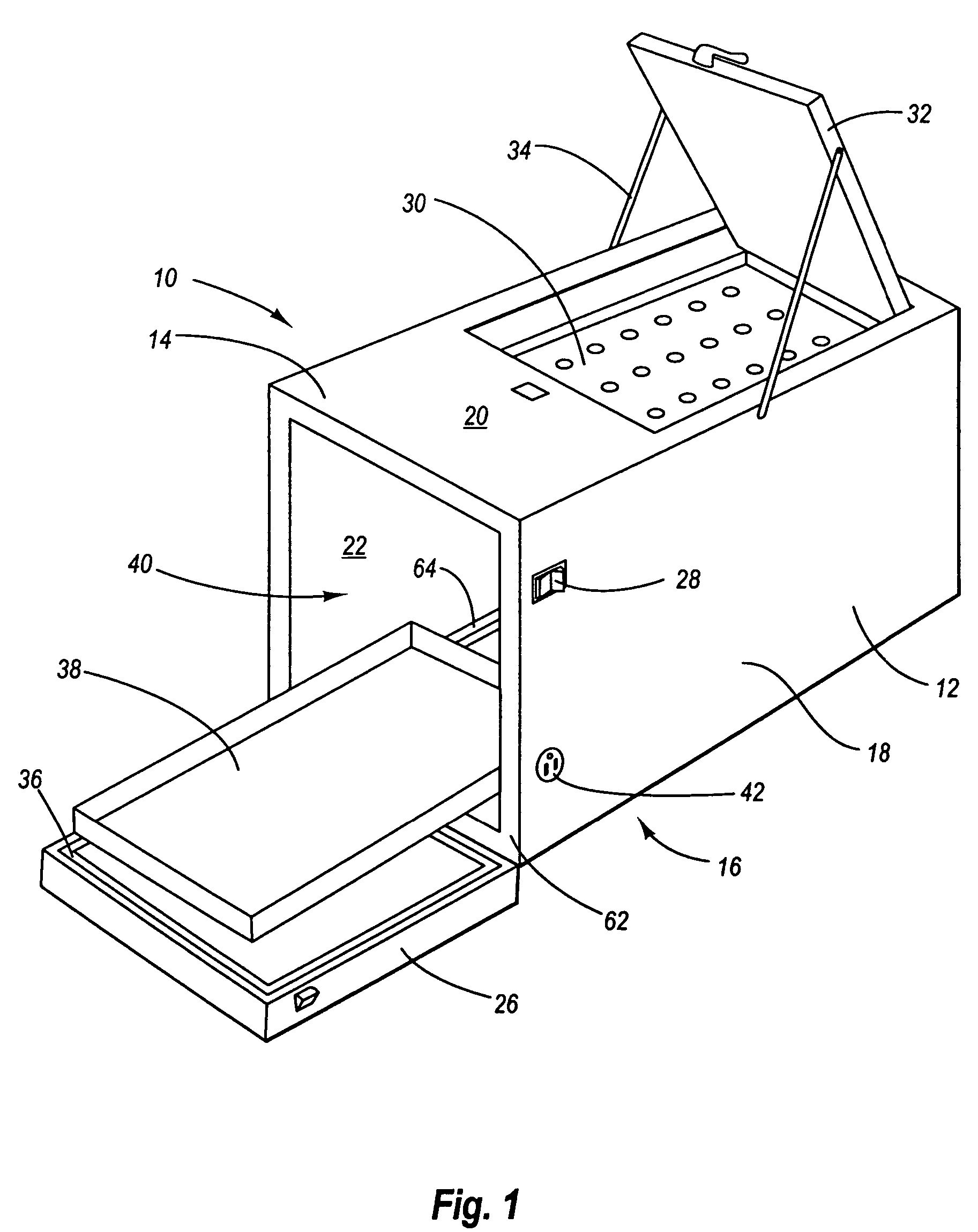 Temperature controlled container