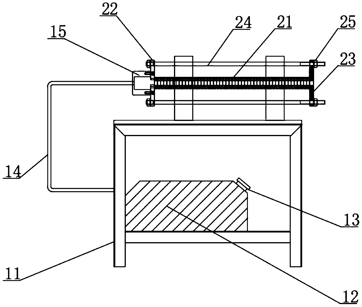 Automatic grease-adding machine for bearings