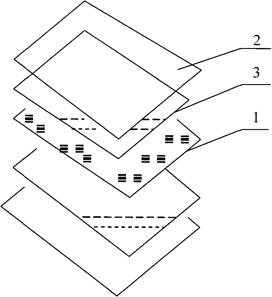 Double-sided touch liquid crystal display (LCD) device