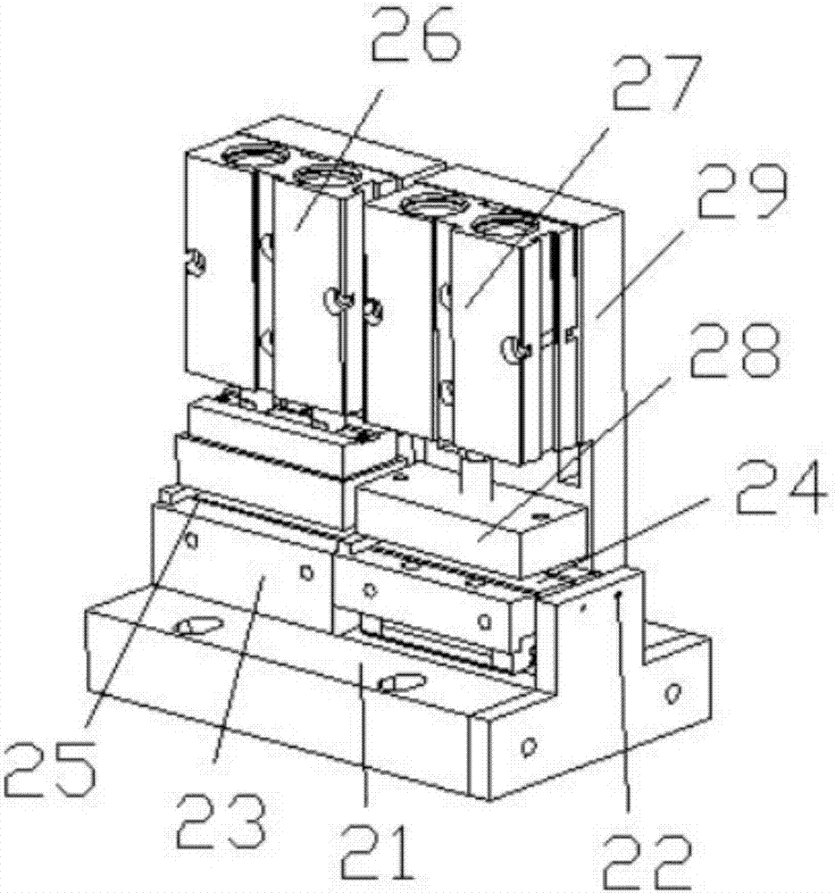 Automatic punching welding machine of hardware fasteners