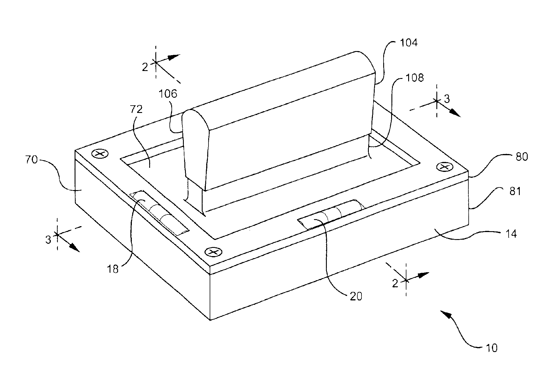 Printing device for installing GEM electrical outlet box