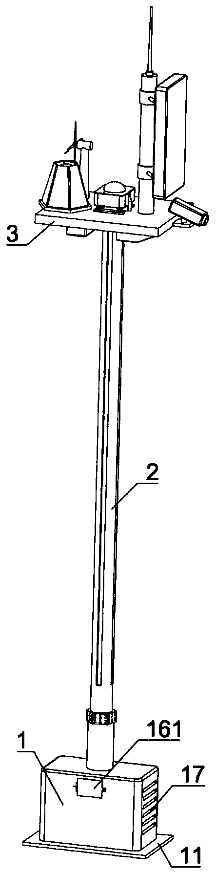 Energy-saving multifunctional street lamp for smart city