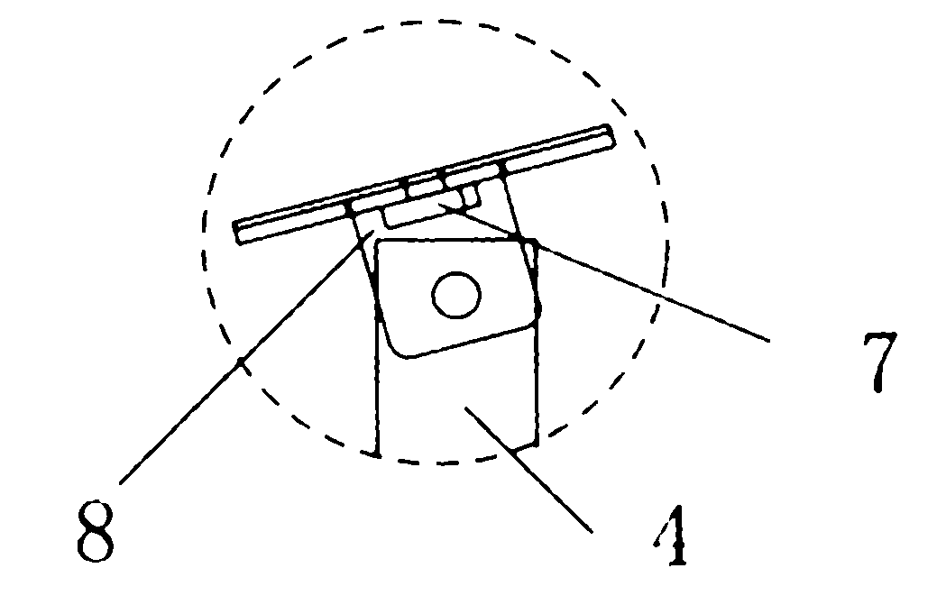 Photovoltaic bracket for double-T plate plant roof