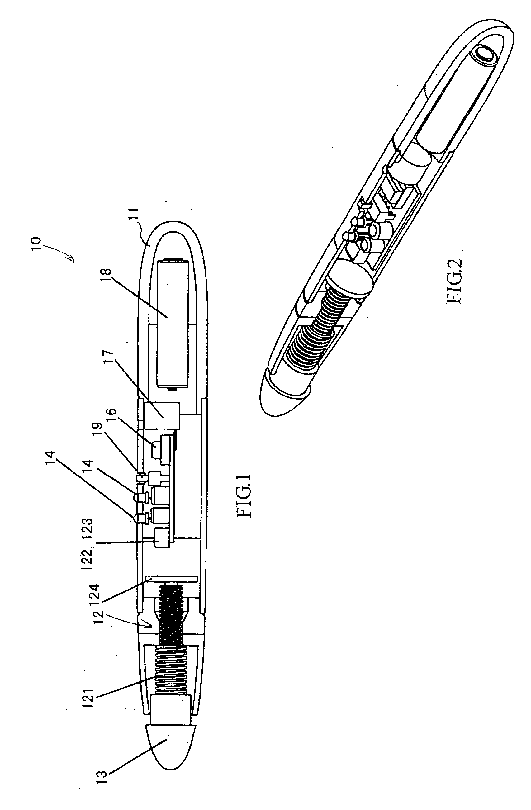 Opto-mechatronic acupressure pen