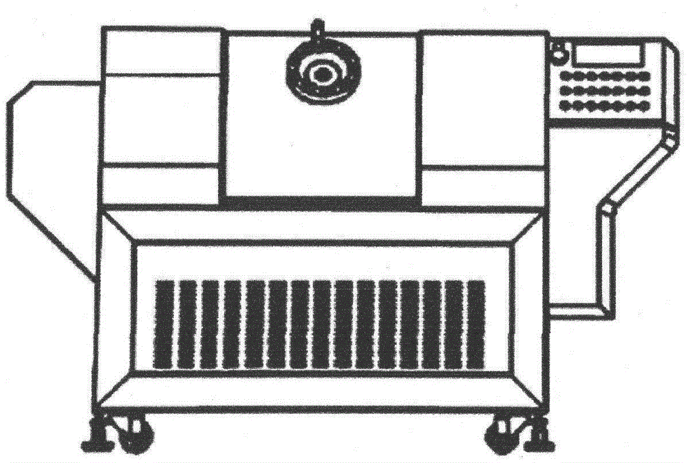 Novel horizontal medicine decocting machine