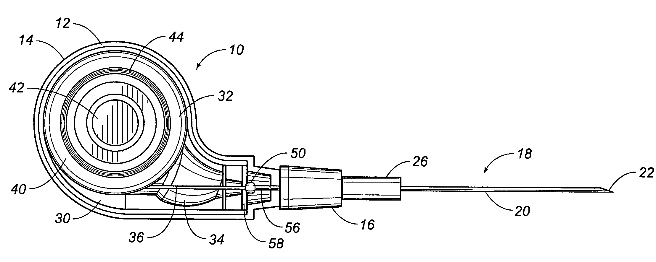 Intravenous catheter housing with retractable needle