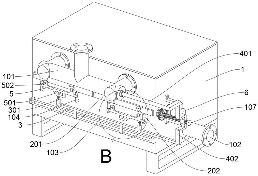 Petroleum field exploitation oil stain filtering device convenient to clean