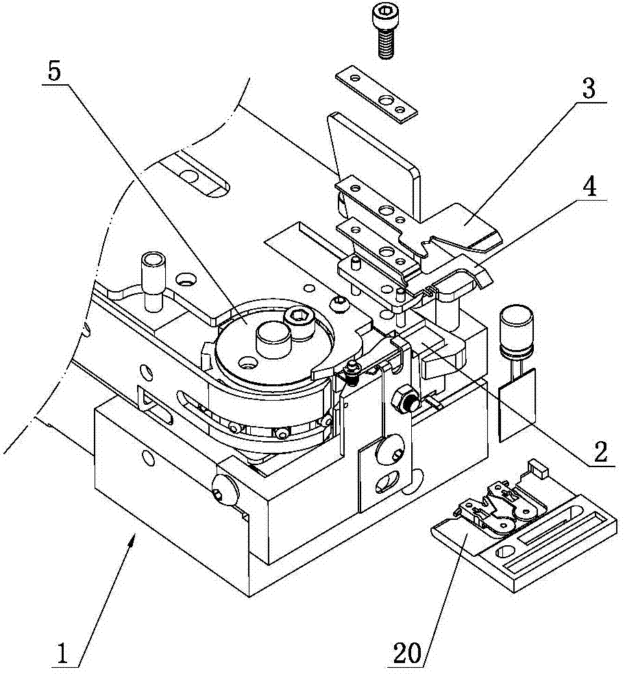 Small vertical component station loading device