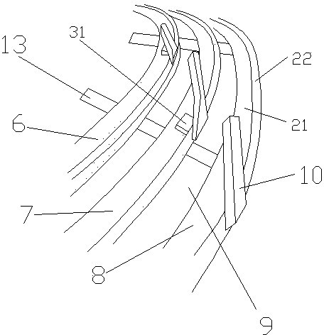 Three-rail vibrating plate