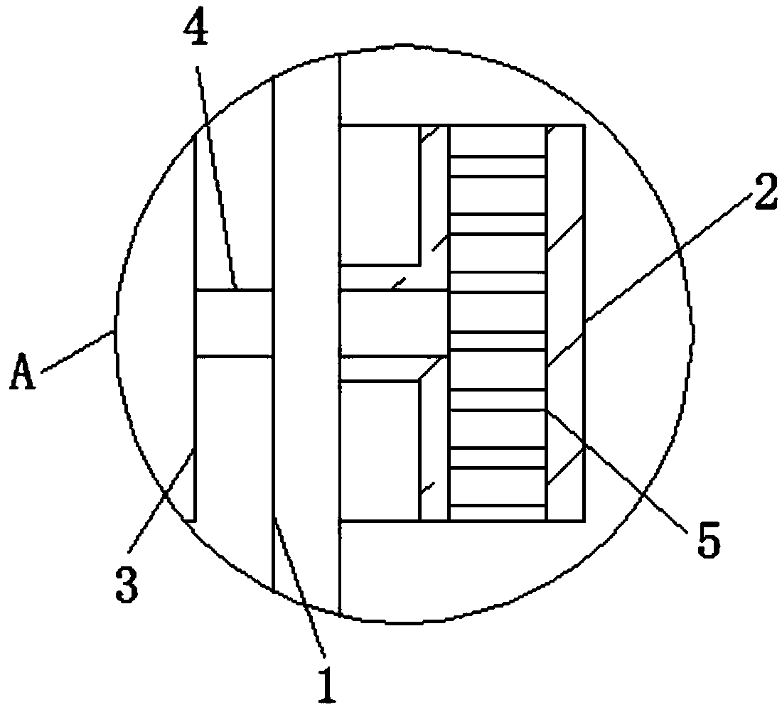 Scrap iron splashing preventing telescopic protective plate of metal cutting device