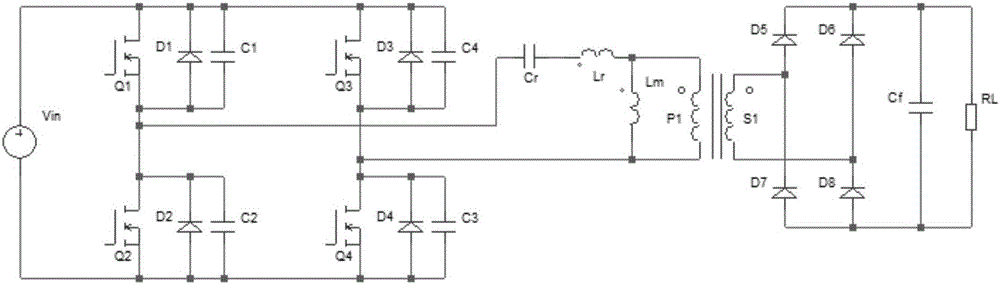 System and method for implementing ultra-wide output voltage range on basis of LLC topology