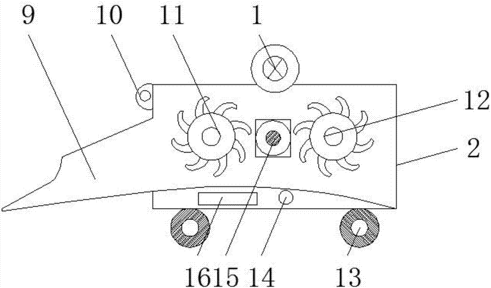 Automatic traction device for power pipeline trajectory measuring instrument