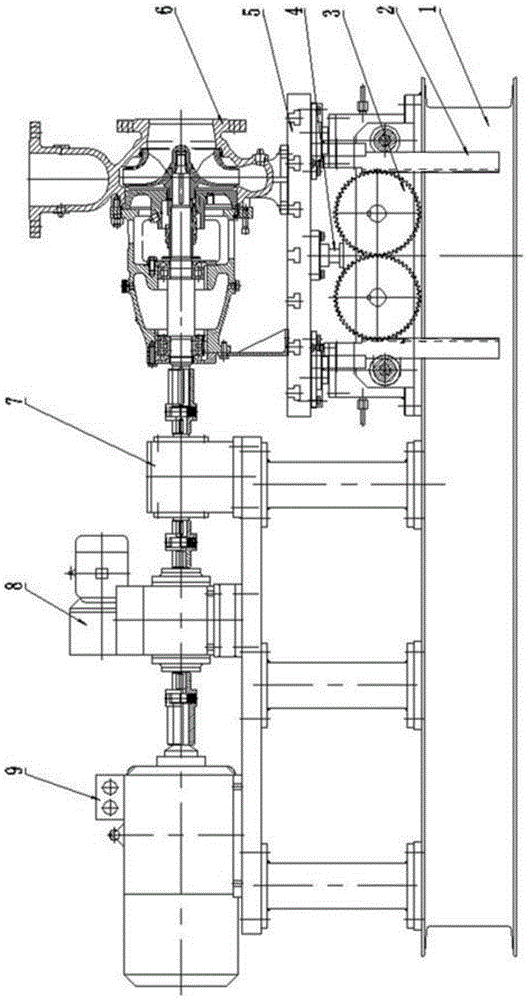 Semi-automatic water pump performance test platform