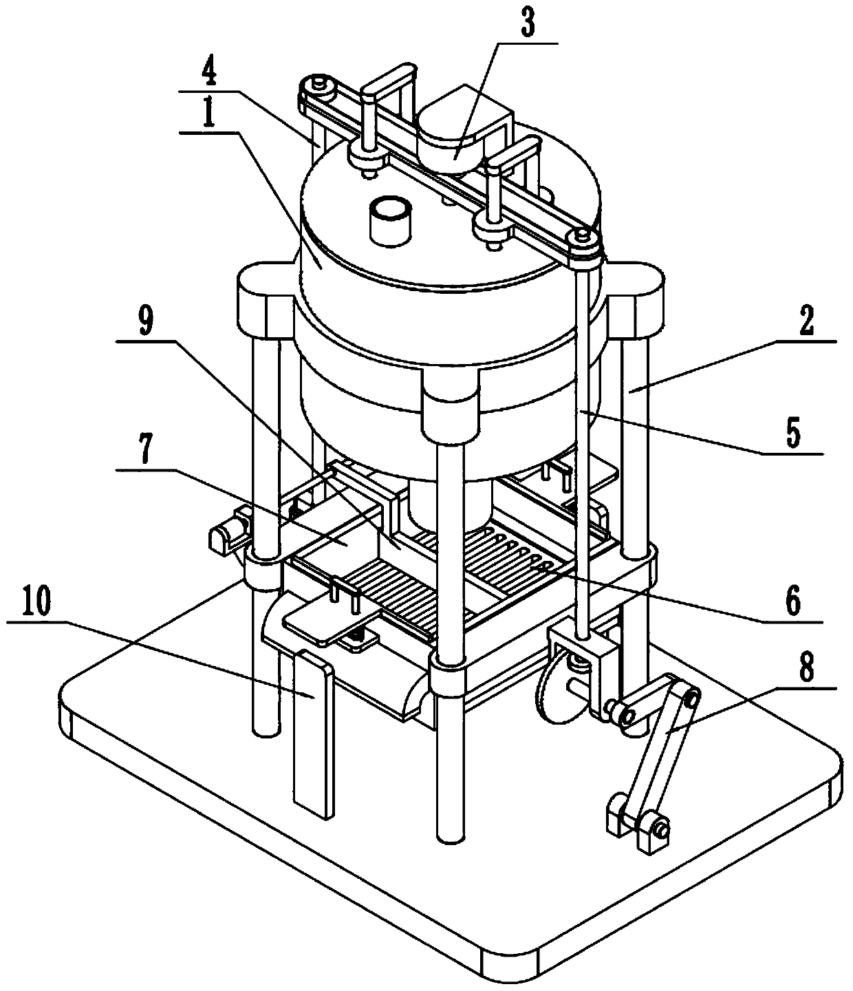 Wine making purifying device