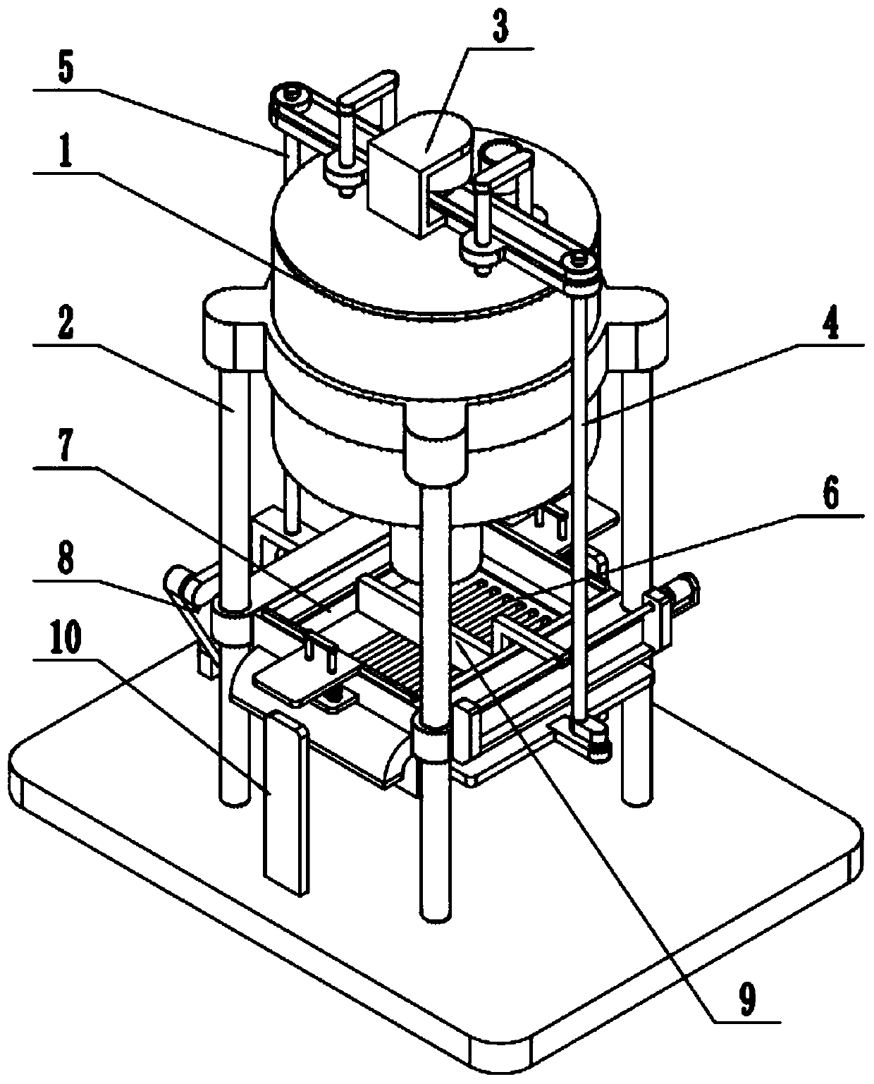 Wine making purifying device