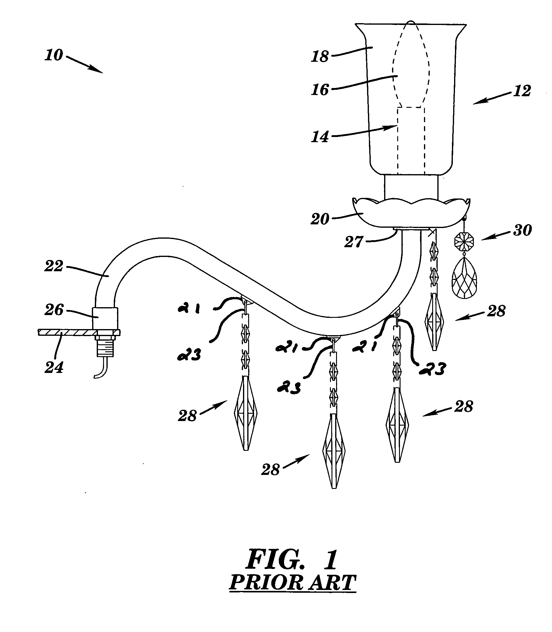 Arrangements, braces, and methods for supporting an arm of an ornamental fixture