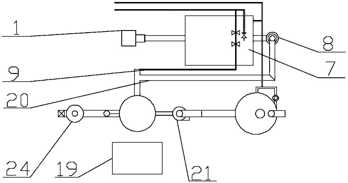 A biomass-derived fuel gasification test device