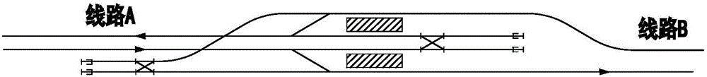 Track traffic track connection station wire distribution system and operation method thereof