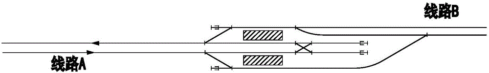 Track traffic track connection station wire distribution system and operation method thereof