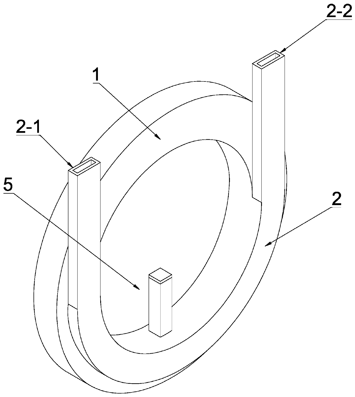 Electric infiltration phenomenon-based reversible micro-pump