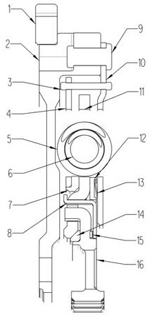 Flywheel shock absorber integrating multi-stage variable damping