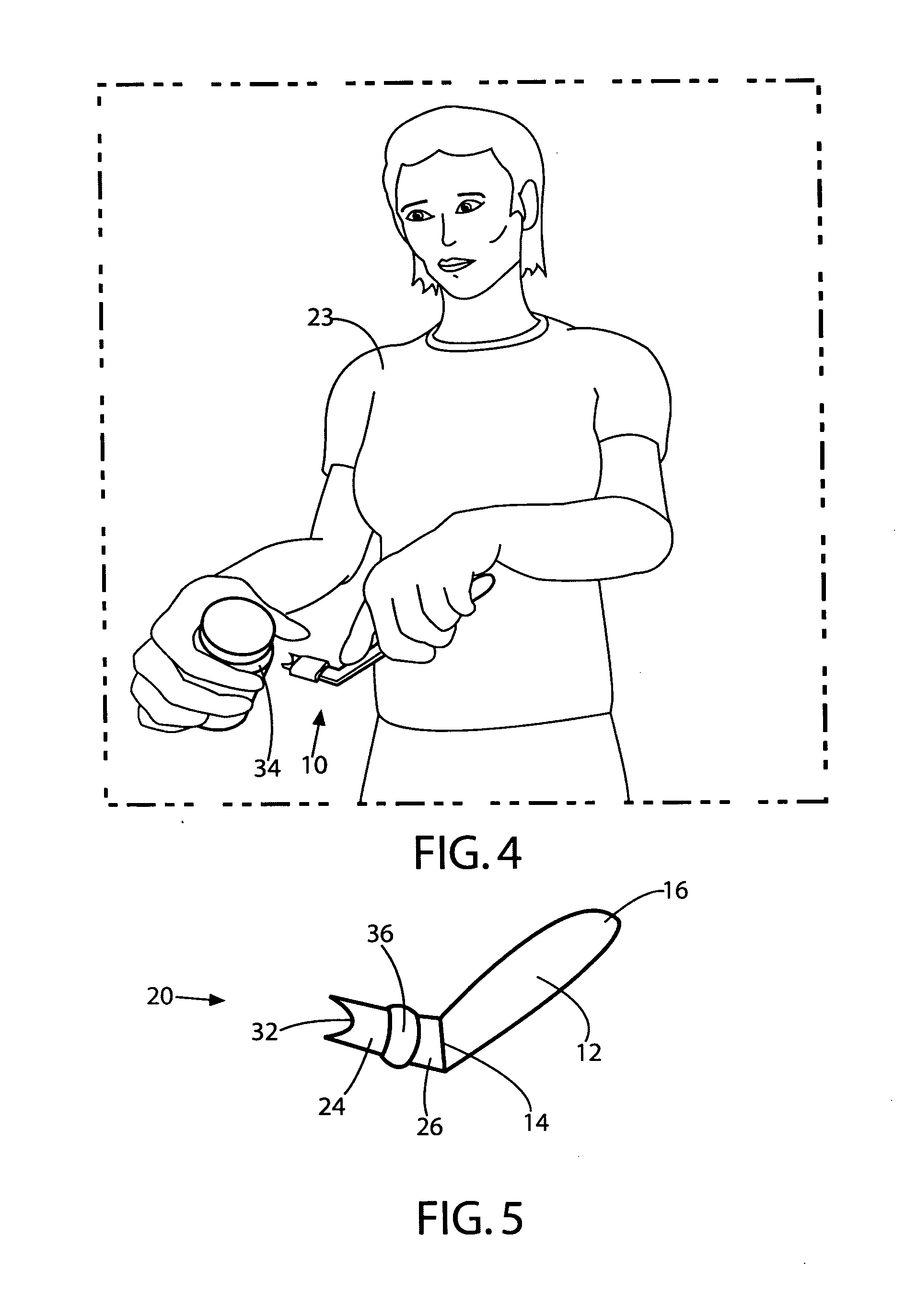 Seal breaking device